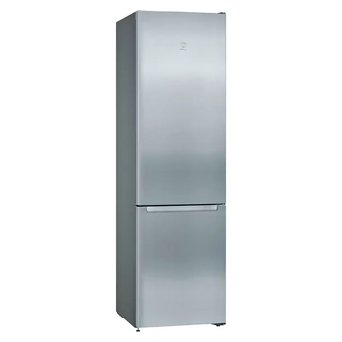 Balay Nevera combi 3KFE763XI - Contenido útil total: 368 l, 66 x 60 x 203 cm, Acero inoxidable - Vista angular