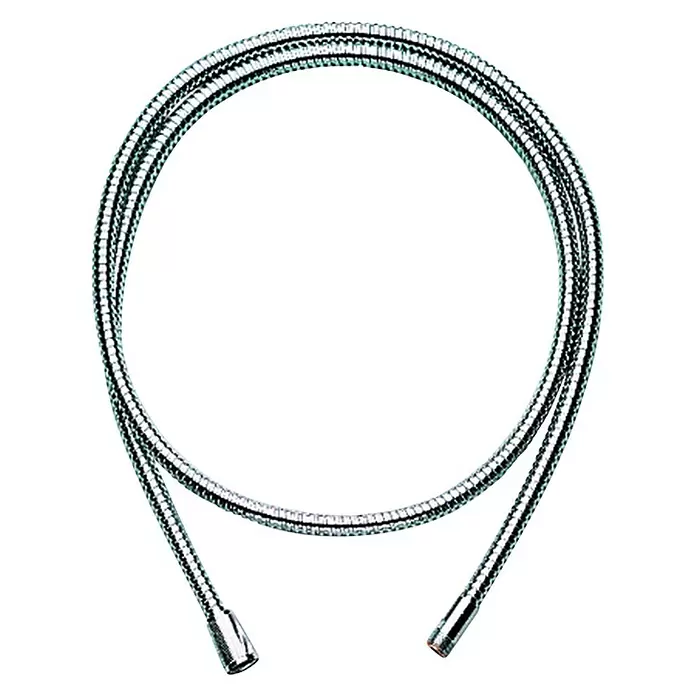 Grohe Brauseschlauch Relexa - Länge: 2 m, ½″ x ⅜″, Metall, Chrom - Vorderansicht