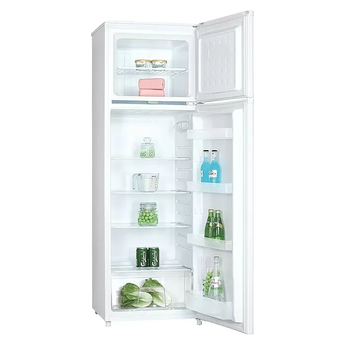 Corberó Nevera E-CF2PH166W - Contenido útil total: 248 l, 58 x 55 x 164,5 cm, Blanco - Vista angular
