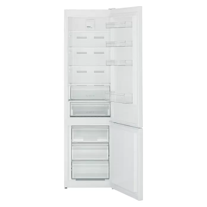 Benavent Nevera combi CBV20060W - Contenido útil total: 367 l, 65 x 59,5 x 201 cm, Blanco - Vista frontal