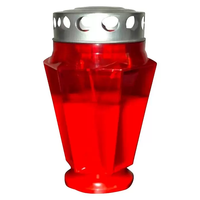 Lampion Ekonomik - Crvene boje - Pogled sprijeda