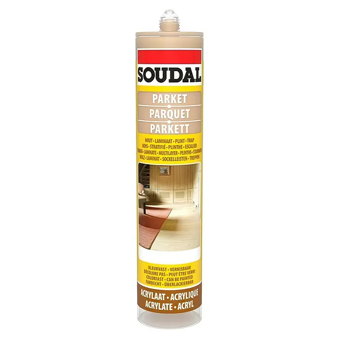 Soudal Houtverzegeling - Lichtgrijs, 300 ml - Vooraanzicht