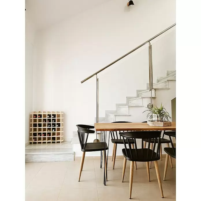 Astigarraga Weinregal - L x B x H: 75 x 22 x 75 cm, Anzahl Flaschen: 36 Stk. - Stimmungsaufnahme