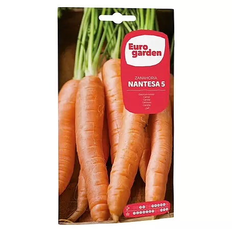 Euro Garden  Semillas de vegetales Zanahoria Nantesa