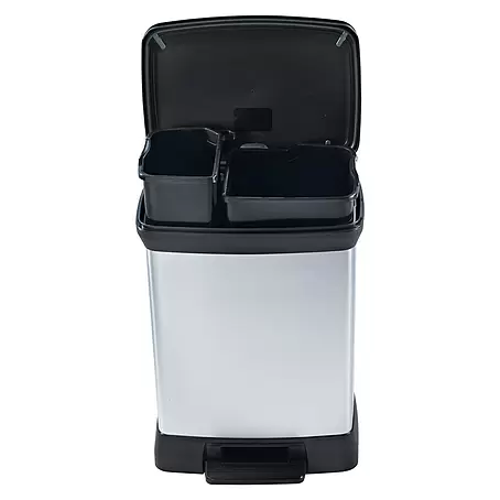 Cubo con pedal Reciclaje Duo