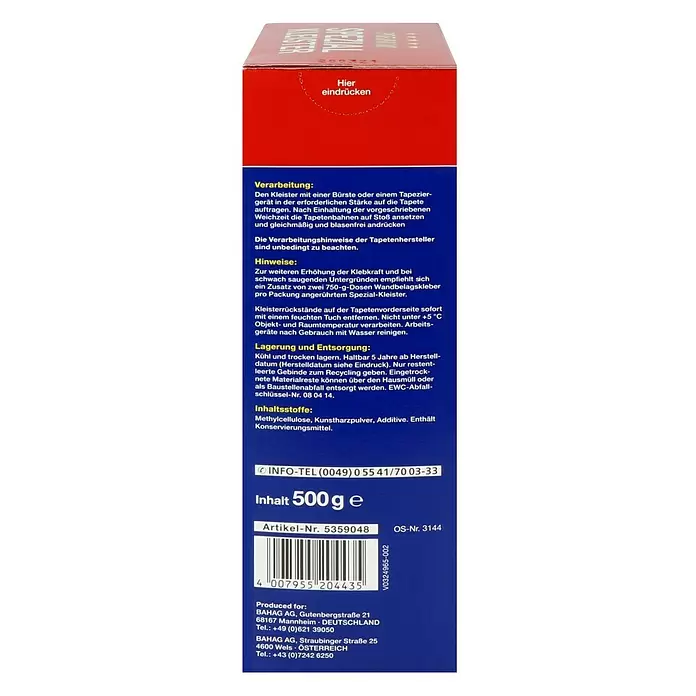 BAUHAUS Premium Spezialkleister - 500 g - Rechte Seitenansicht