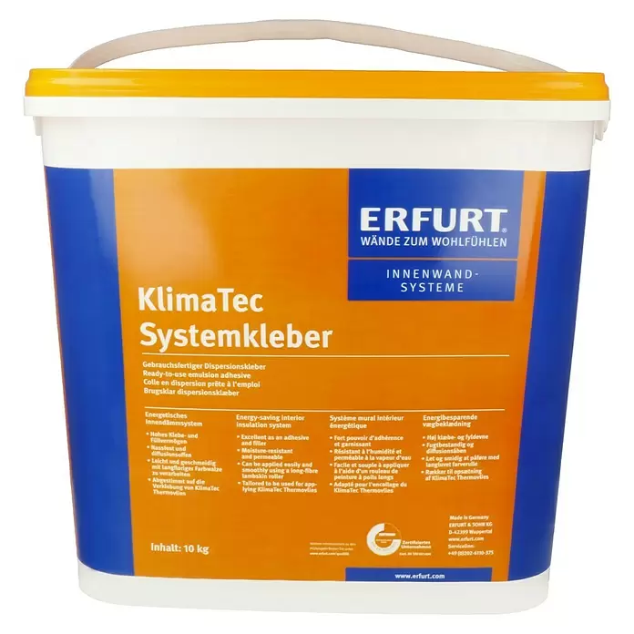 Erfurt Systemkleber Klima Tec - 10 kg - Vorderansicht