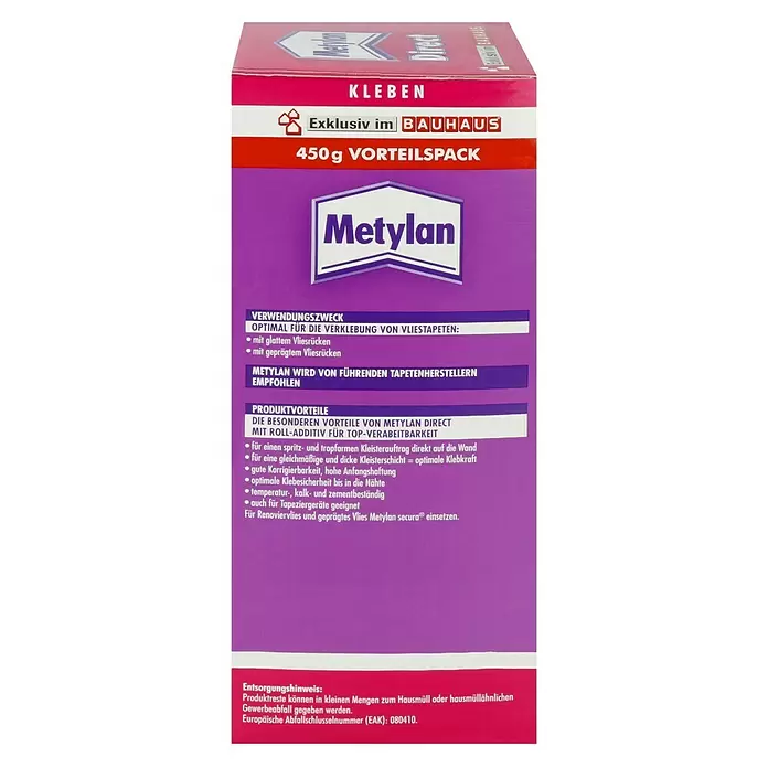 Metylan Vliestapeten-Kleister Direct - 450 g - Linke Seitenansicht