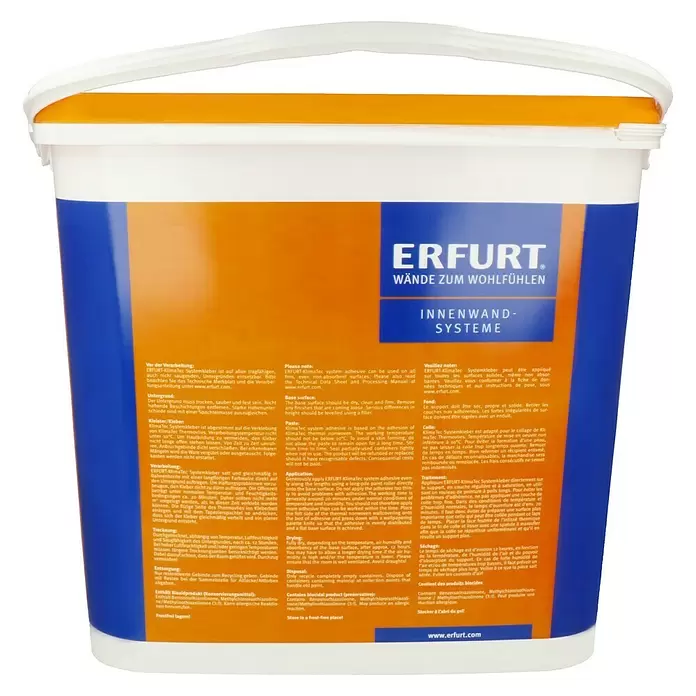 Erfurt Systemkleber Klima Tec - 10 kg - Rückansicht