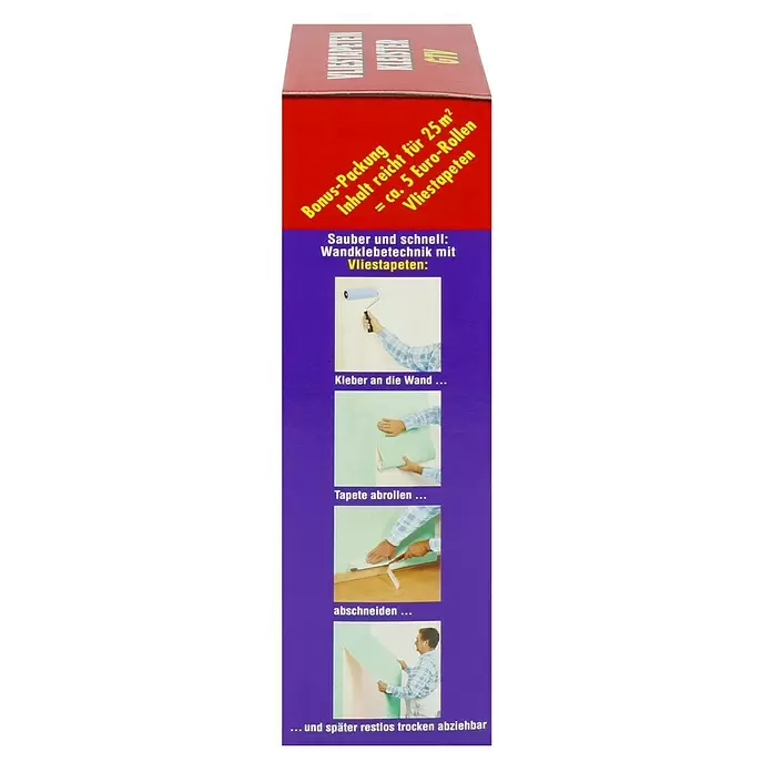 Swing Decor Vliestapeten-Kleister 25 % gratis - 250 g - Linke Seitenansicht