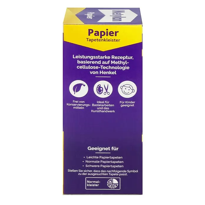 Metylan Tapetenkleister Papier - 125 g - Rechte Seitenansicht