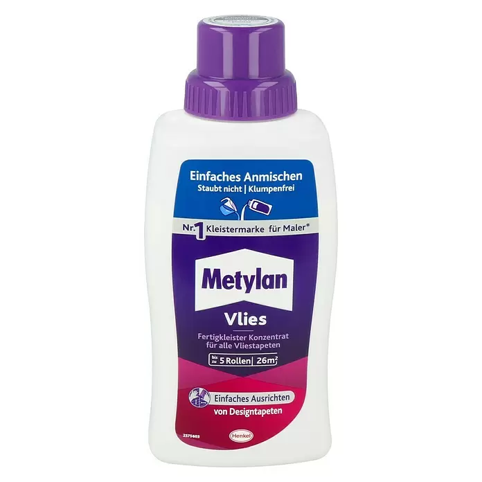 Metylan Flüssigkleister-Konzentrat Vlies - 500 g - Vorderansicht