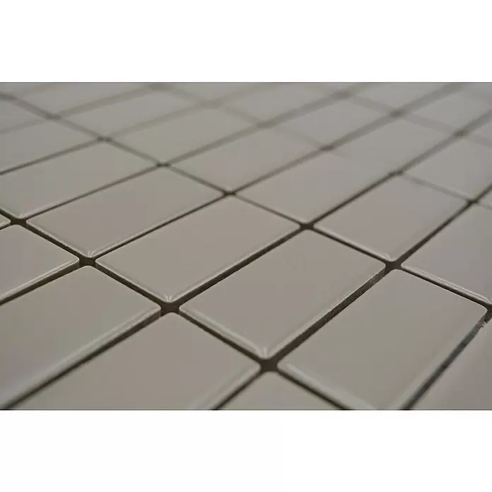 Mozaïektegel rechthoek Architecture ST 415 - 29,8 x 29,8 cm, Beige/Bruin, Mat - Close-up
