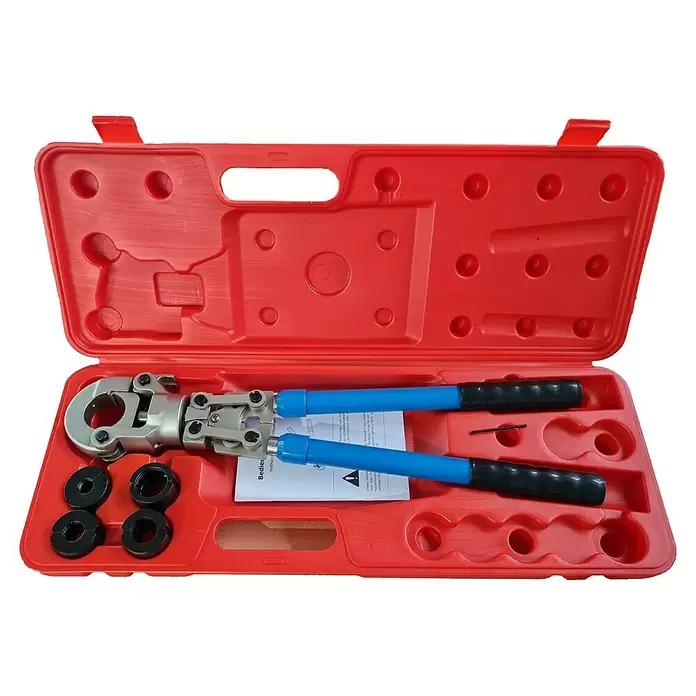 Handpresszangen-Set G Kontur - Passend für: Geberit Mepla Verbindungssystem, Verbundrohre Ø 16 mm, Verbundrohre Ø 20 mm, Verbundrohre Ø 26 mm, Verbundrohre Ø 32 mm - Ansicht von oben