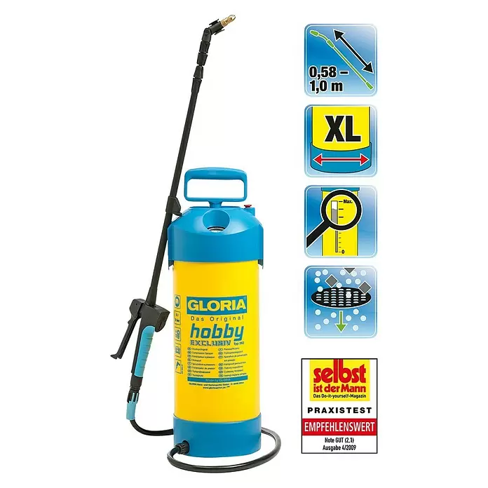 Gloria Uređaj za tlačno prskanje Hobby Exclusiv - 5 l - Pogled sprijeda