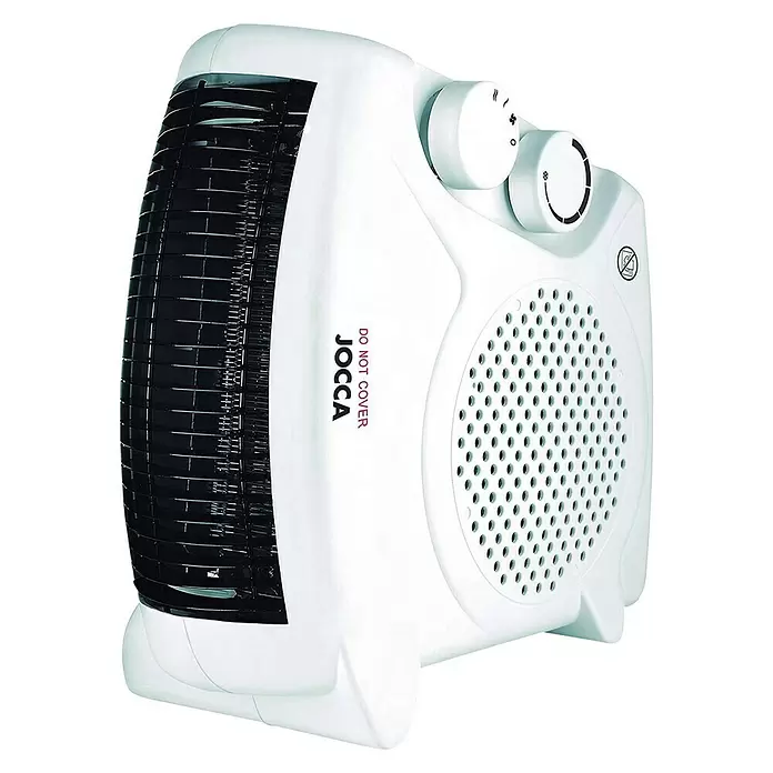 Jocca Calefactor de aire dos posiciones - 2.000 W, Blanco, 24 x 25 x 12 cm - Vista angular