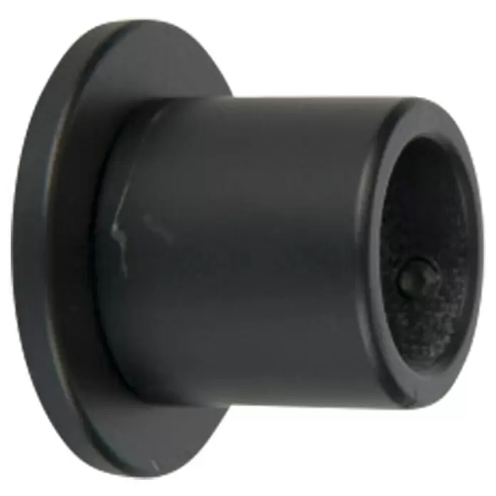 Tapa final Lateral - Negro, 1 ud. - Vista frontal