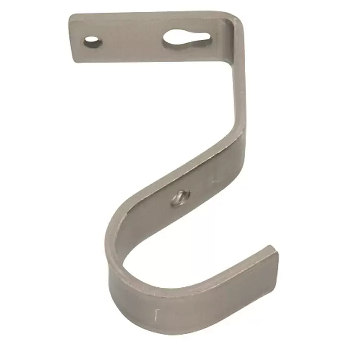 Soporte de techo - Plata, L x An x Al: 7,6 x 1,6 x 5,3 cm, Atornillado - Vista angular
