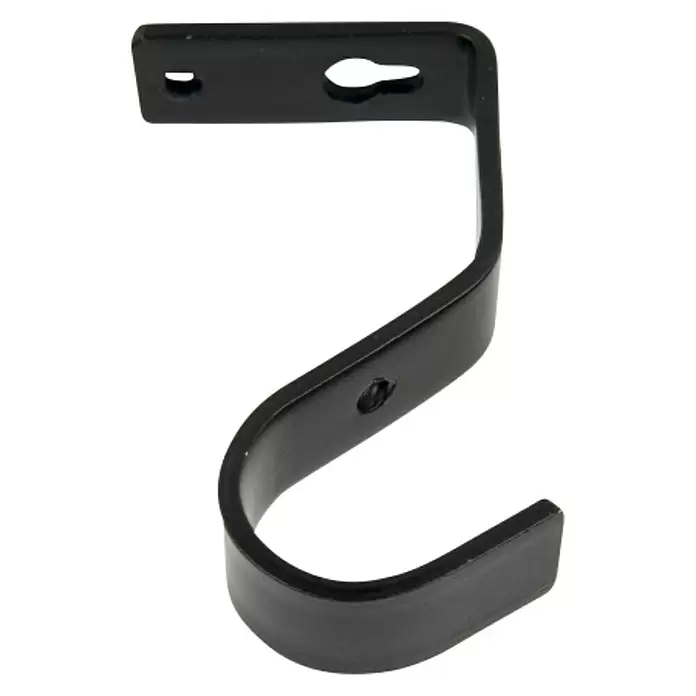 Soporte de techo - Negro, L x An x Al: 7,6 x 1,6 x 5,3 cm, Atornillado - Vista angular