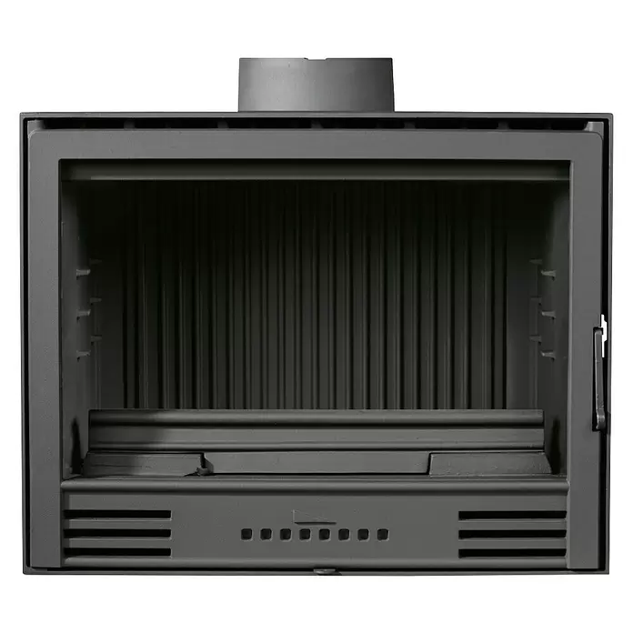 Insert de leña H700SC - 10 kW, Volumen de calefacción: 200 m³, Antracita - Vista frontal