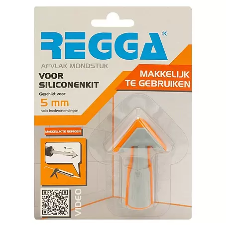 Kit mondstuk 5 mm oranje voor silicone