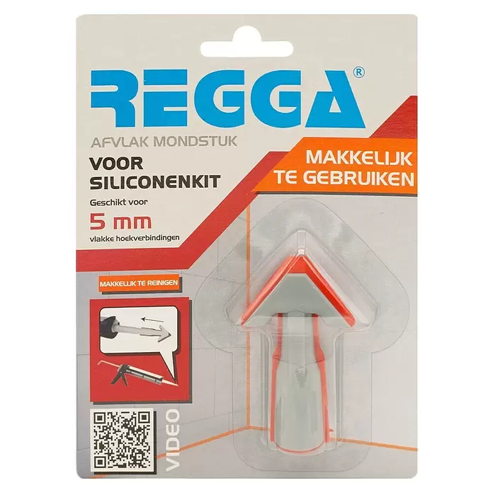 Kit mondstuk 5 mm rood voor silicone - 5 mm - Vooraanzicht