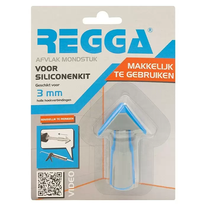 Kit mondstuk 3 mm blauw voor silicone - 3 mm - Vooraanzicht