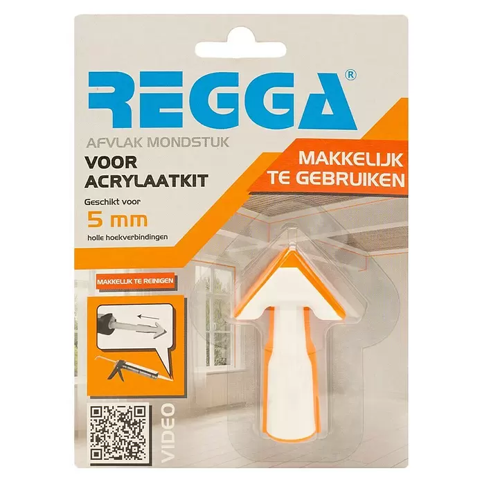 Kit mondstuk 5 mm oranje voor acrylaat - 5 mm - Vooraanzicht