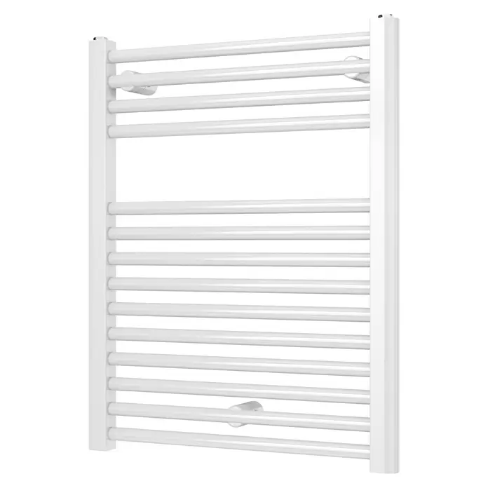 Plieger Designradiator Palermo - 550 x 688 mm, 348 W, Wit - Diagonaal zicht
