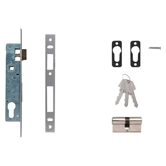 Tesa Assa Abloy Cerradura empotrable para puerta 2220 - Cerradura embutida - Vista frontal