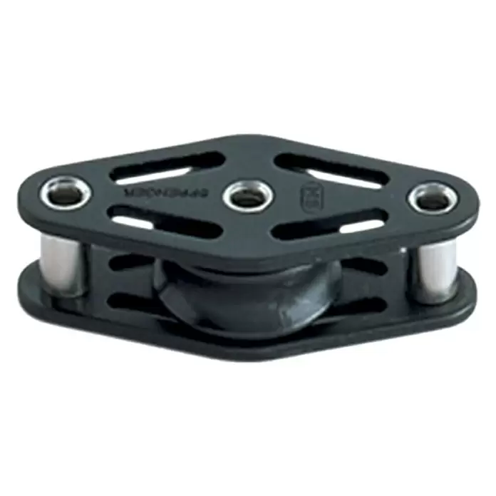 Seilflechter Motón - 1 rollo, Espesor de mamparo: 12 mm, Cojinete de bolas - Vista frontal