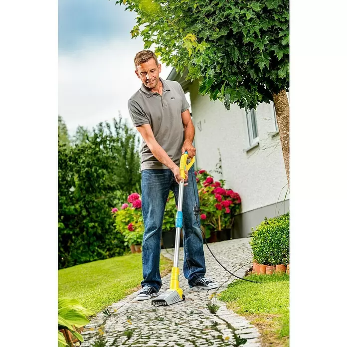 Gloria Unkrautvernichter Thermoflamm bio Fix mit Heizspirale - Flammtemperatur: 800 °C - Anwendungsbeispiel