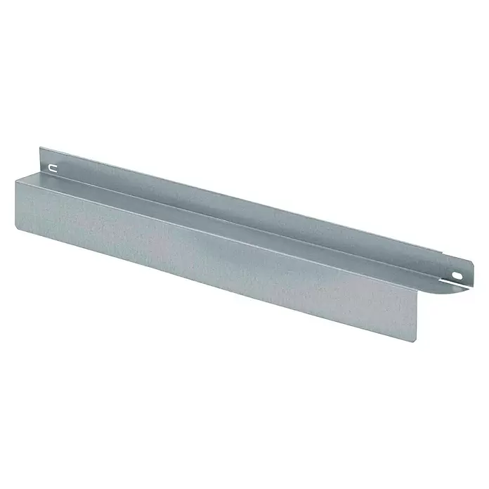 Bellissa Rasenkante Comfort - 59 x 9 cm, Metall, Verzinkt, Mähkante - Diagonale Ansicht