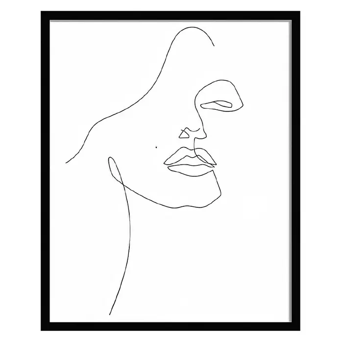 Bild Set - Face, B x H: 40 x 50 cm, 2 -tlg. - Vorderansicht