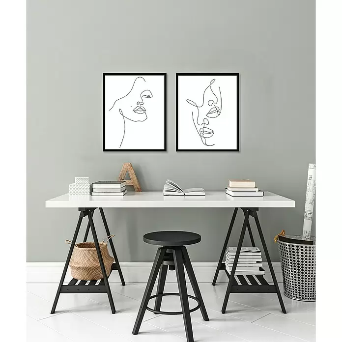 Bild Set - Face, B x H: 40 x 50 cm, 2 -tlg. - Stimmungsaufnahme