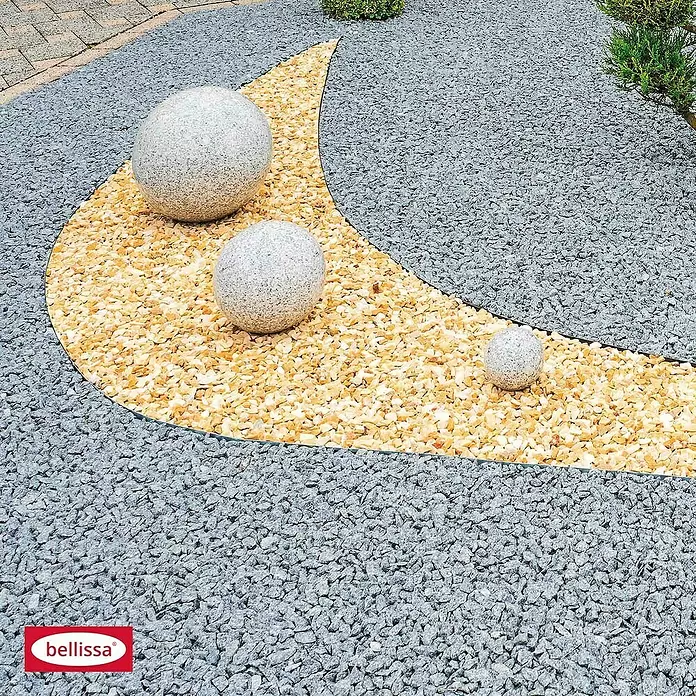 Bellissa Formkante Kunststoff - 500 x 7 cm, Polyethylen (PE), Flexibel verlegbar - Stimmungsaufnahme