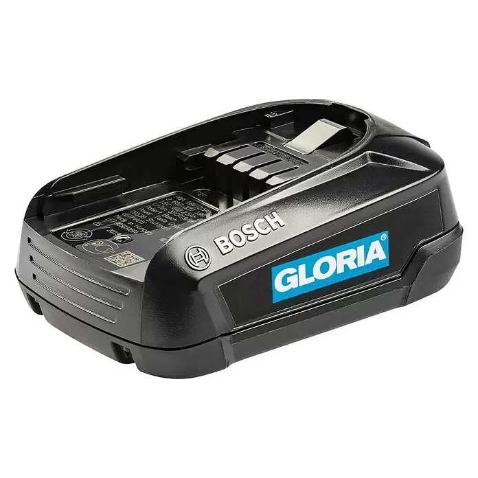 Gloria Ersatz-Akku Bosch Power for All - 18 V, Li-Ionen, 2,5 Ah - Diagonale Ansicht