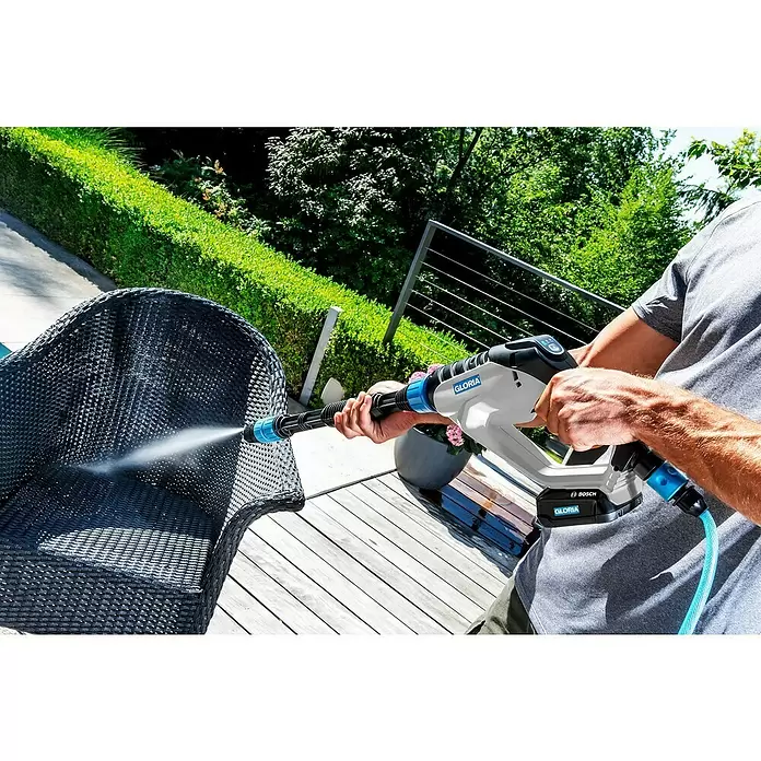 Gloria Druckreiniger MultiJet - 18 V, Li-Ionen, Ohne Akku, Max. Druck: 24,9 bar - Anwendungsbeispiel