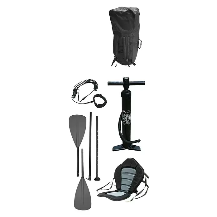 Explorer SUP-Board-Set Ocean 10.6 - L x B x H: 320 x 84 x 12,7 cm, Nutzlast: 130 kg, Aufblasbar, Orange/Weiß - Vorderansicht