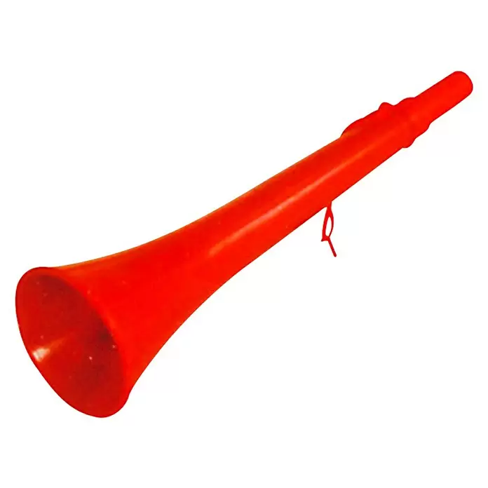 Bocina - Plástico, Rojo - Vista angular