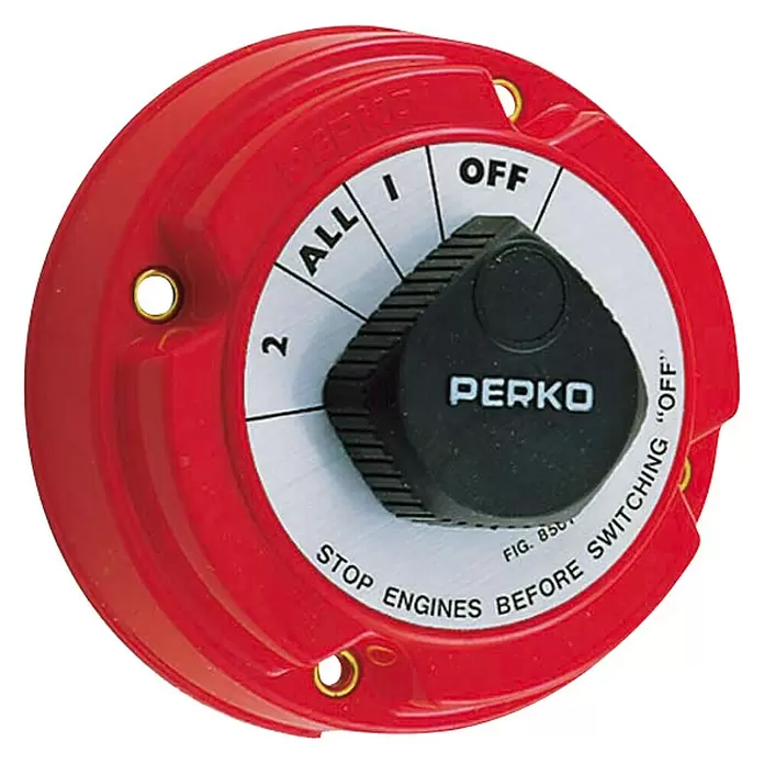 Interruptor de batería - Intensidad de corriente: 250 A, Específico para: 2 baterías - Vista frontal