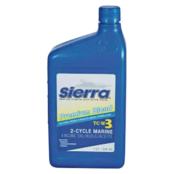 Aceite para motor outboard Blue Premium TC-W3 - 10W-30, 1 l - Vista frontal