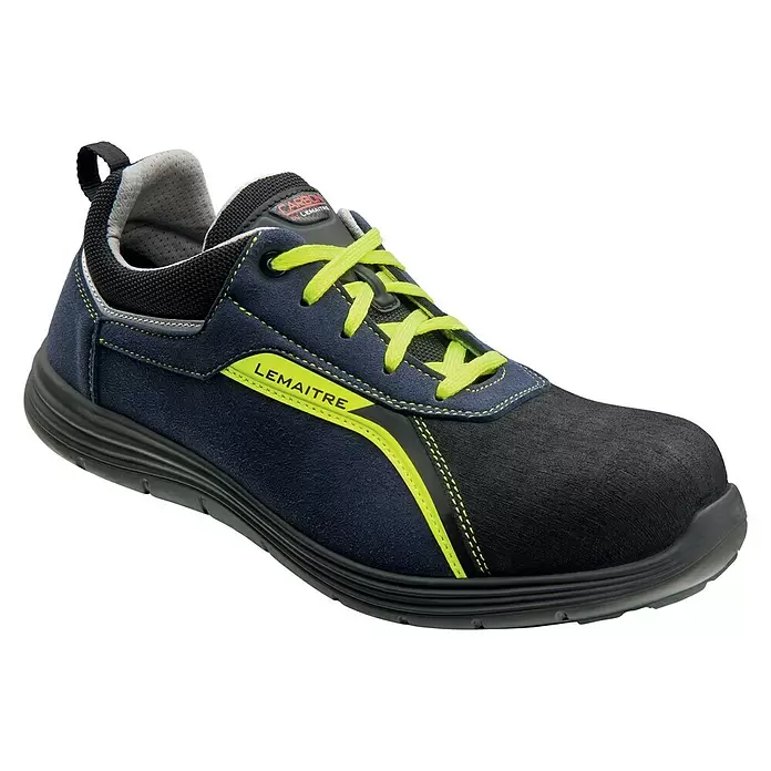 Zapatos de seguridad Flavio - Color: Negro y amarillo, Talla de pie: 36, S3 - Vista angular