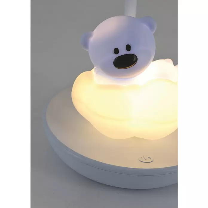 Idp Lampshades Lámpara de sobremesa LED Nestor - 3 W, L x An x Al: 13 x 13 x 22 cm, Azul - Foto ambiente
