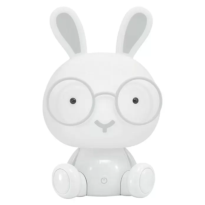 Idp Lampshades Lámpara de sobremesa LED Bunny - 3 W, Ø x Al: 19,5 x 30 cm, Blanco - Vista frontal
