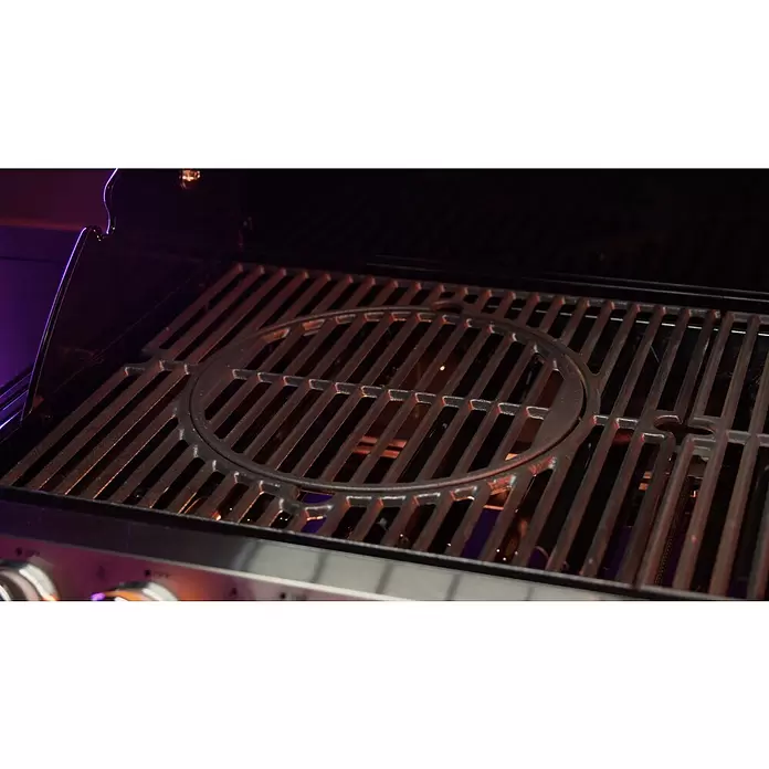 Kingstone Parrilla de recambio - Hierro fundido, Específico para: Carro barbacoa Kingstone Black Angus - Foto ambiente