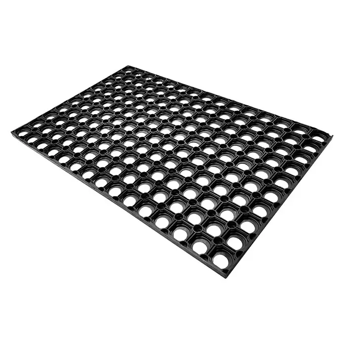 Astra Gummimatte Quadro Light - Schwarz, 40 x 60 cm - Diagonale Ansicht