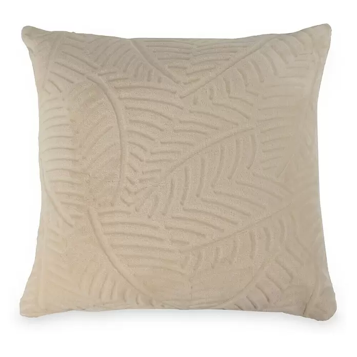 Cojín Bali - Natural, 45 x 45 cm, 100% algodón - Vista frontal