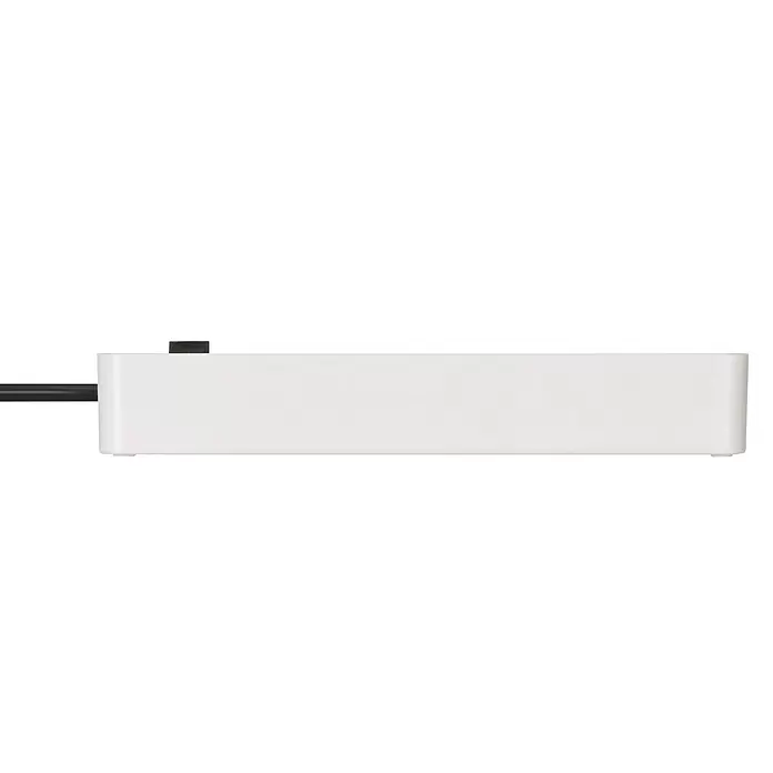 Brennenstuhl Steckdosenleiste Ecolor - 4-fach, Schwarz/Weiß, Kabellänge: 1,5 m, 3.500 W, 2 USB-Anschlüsse - Detailaufnahme