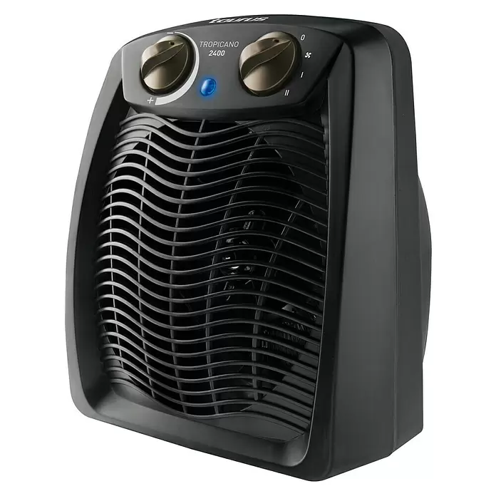 Taurus Calefactor de aire Tropicano - 2.400 W, Negro, 13 x 21 x 25,5 cm - Vista angular